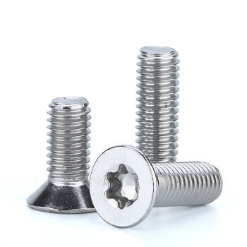 M4 M5 M6 304不銹鋼平頭內(nèi)梅花螺絲釘GB2673梅花沉頭防盜螺釘詳解
